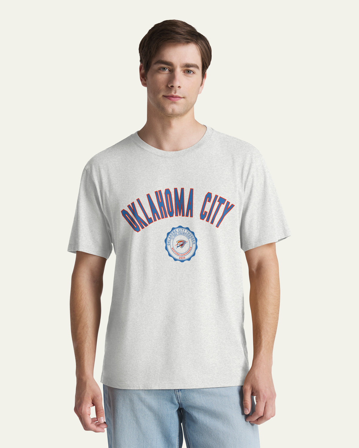 OKLAHOMA CITY THUNDER CREST BEND '47 EVERYDAY TEE