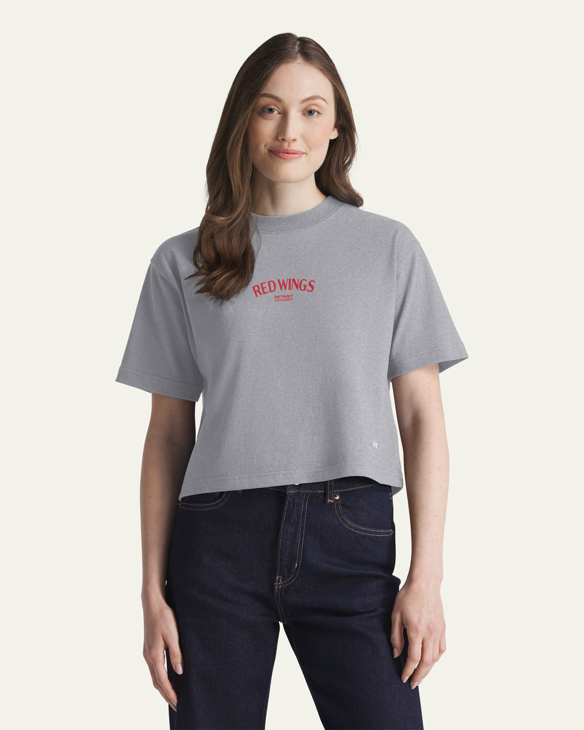 DETROIT RED WINGS HADRIAN '47 FOUNDATION CROP TEE WOMENS