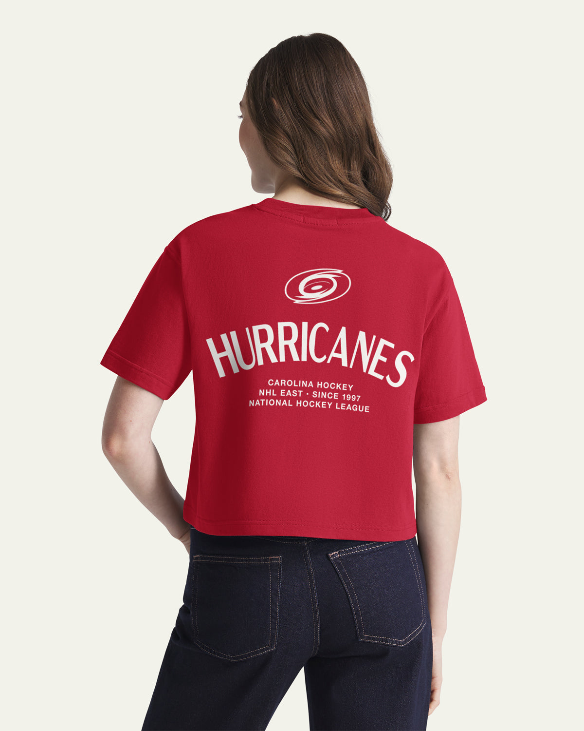 CAROLINA HURRICANES HADRIAN '47 FOUNDATION CROP TEE WOMENS
