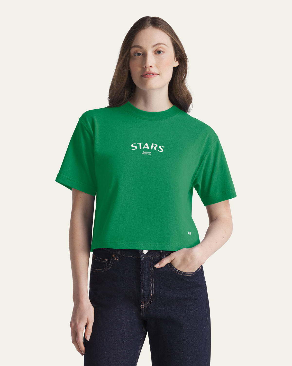 DALLAS STARS HADRIAN '47 FOUNDATION CROP TEE WOMENS