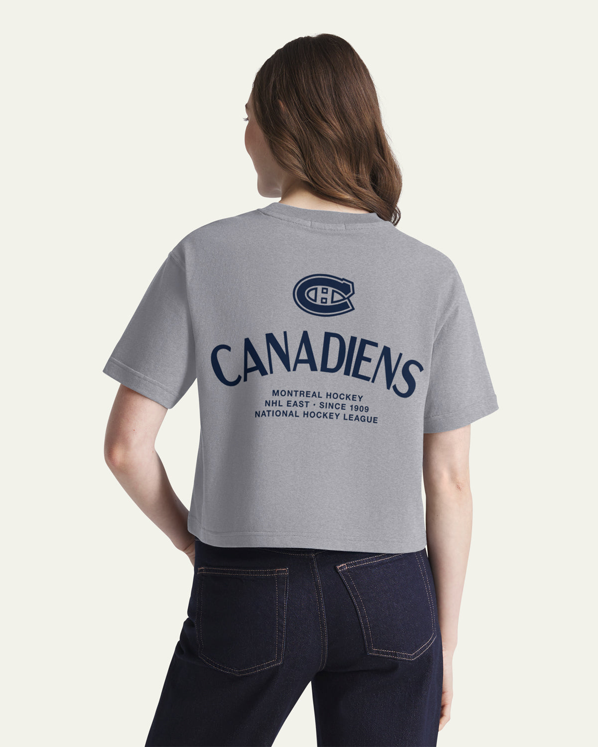 MONTREAL CANADIENS HADRIAN '47 FOUNDATION CROP TEE WOMENS