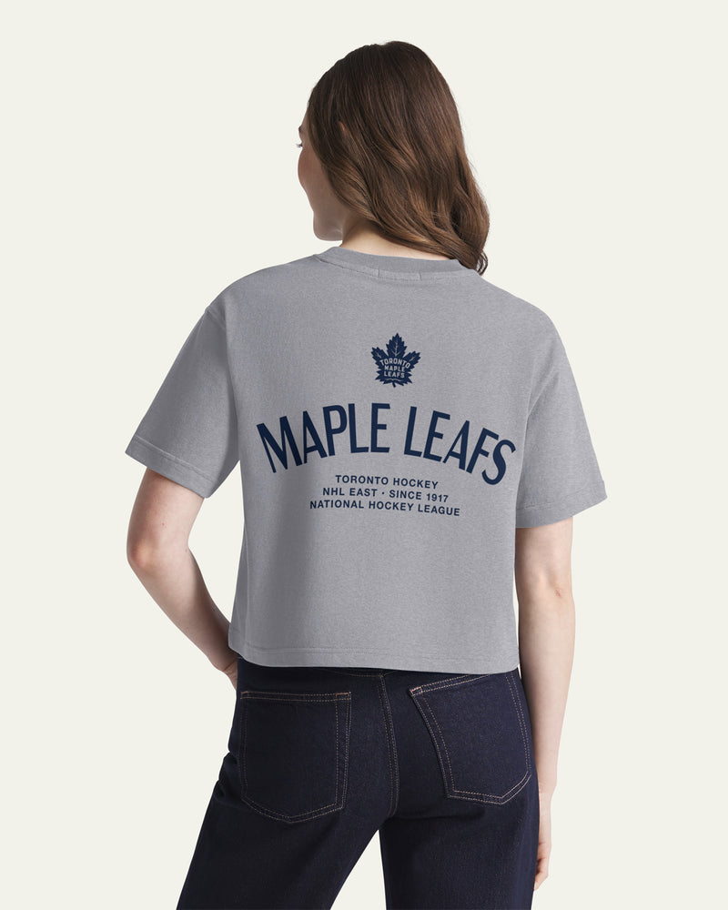 TORONTO MAPLE LEAFS HADRIAN '47 FOUNDATION CROP TEE WOMENS