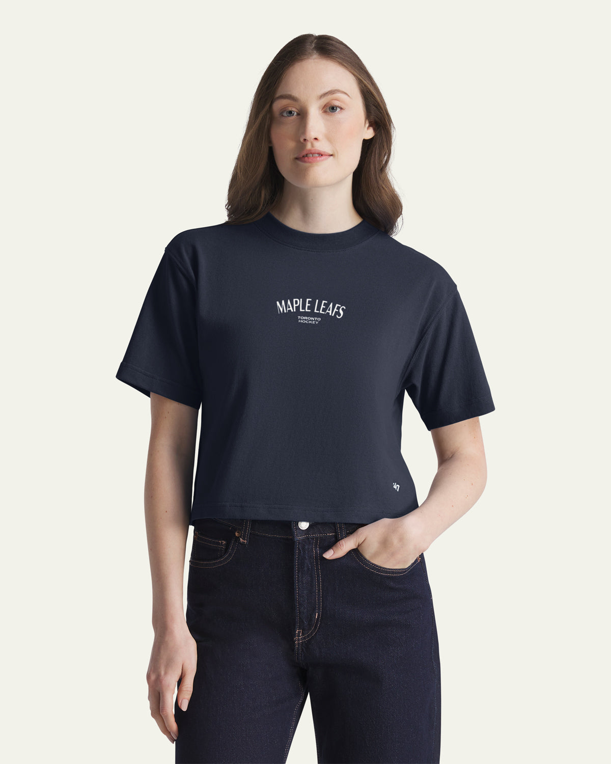 TORONTO MAPLE LEAFS HADRIAN '47 FOUNDATION CROP TEE WOMENS