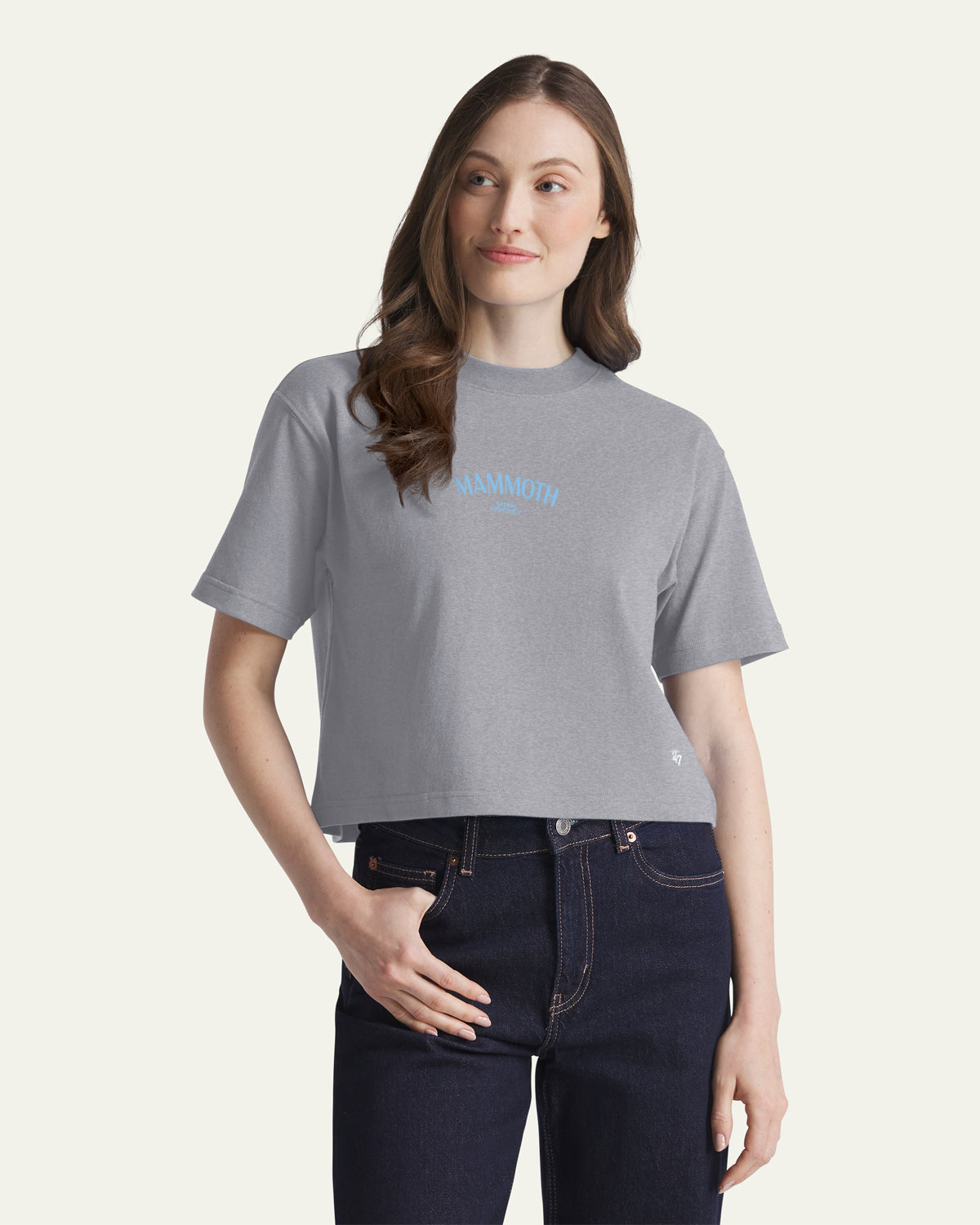 UTAH MAMMOTH HADRIAN '47 FOUNDATION CROP TEE WOMENS