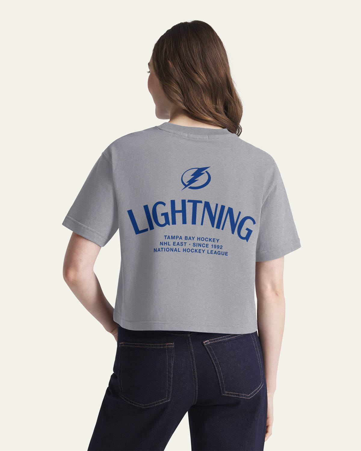 TAMPA BAY LIGHTNING HADRIAN '47 FOUNDATION CROP TEE WOMENS
