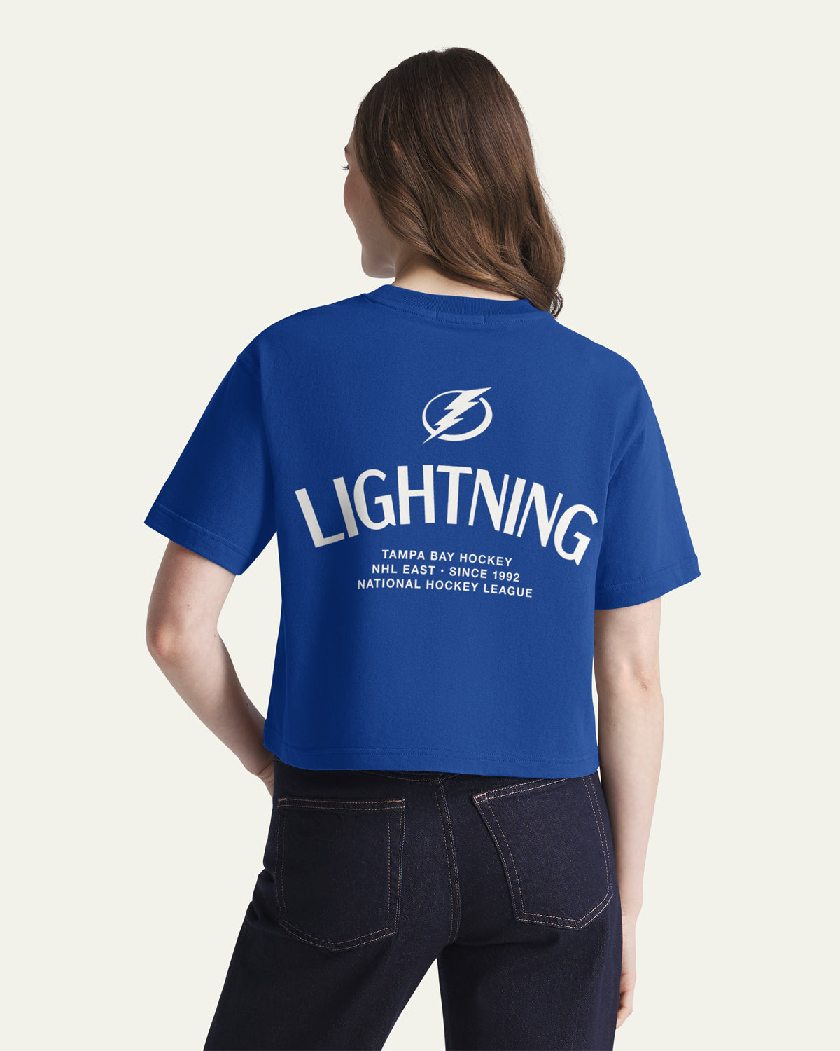TAMPA BAY LIGHTNING HADRIAN '47 FOUNDATION CROP TEE WOMENS