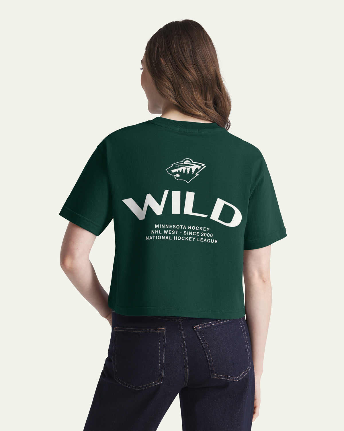 MINNESOTA WILD HADRIAN '47 FOUNDATION CROP TEE WOMENS