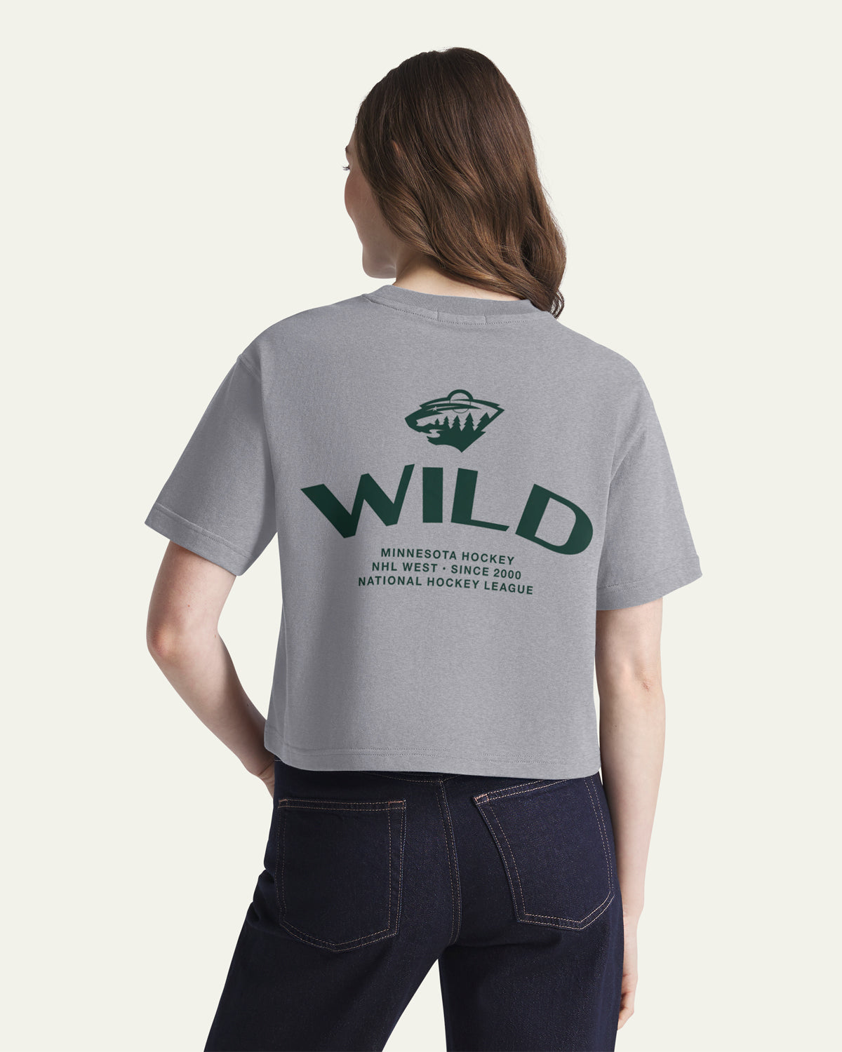 MINNESOTA WILD HADRIAN '47 FOUNDATION CROP TEE WOMENS