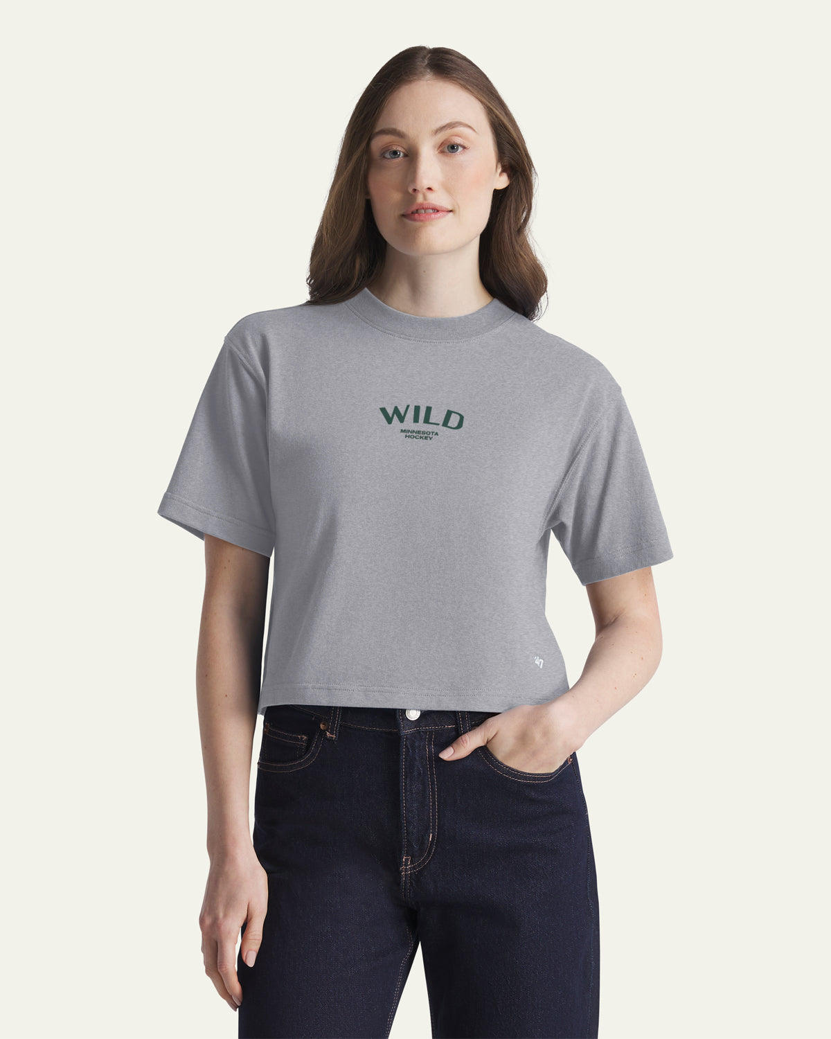 MINNESOTA WILD HADRIAN '47 FOUNDATION CROP TEE WOMENS