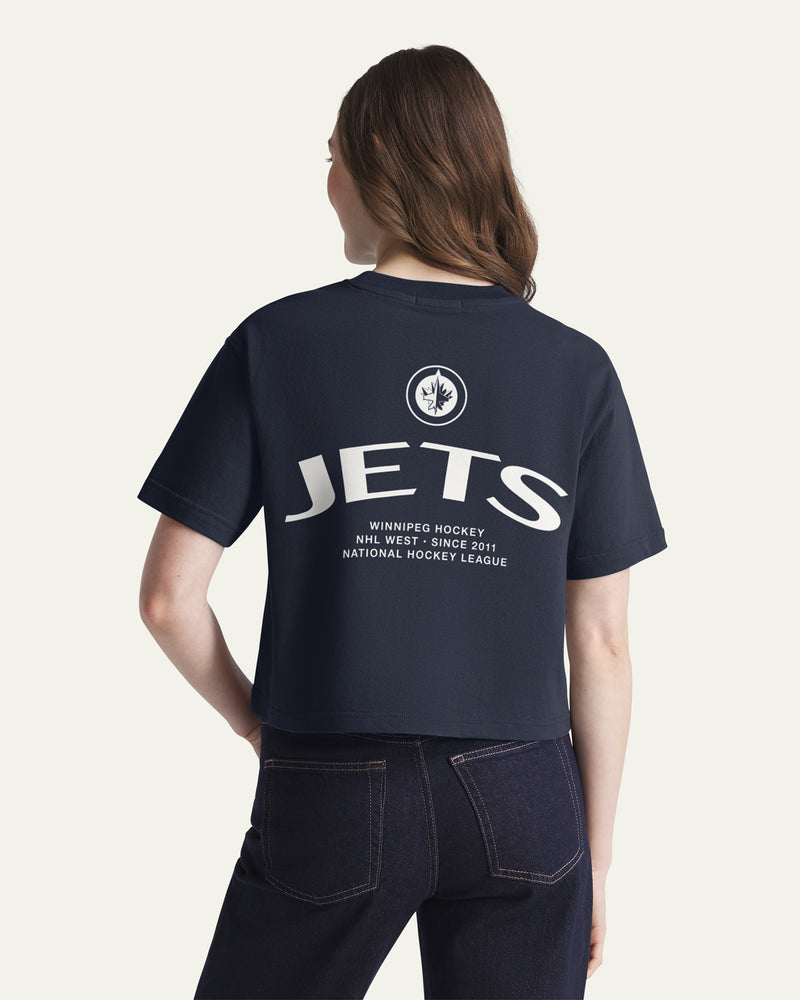 WINNIPEG JETS HADRIAN '47 FOUNDATION CROP TEE WOMENS