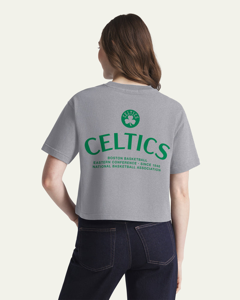 BOSTON CELTICS HADRIAN '47 FOUNDATION CROP TEE WOMENS