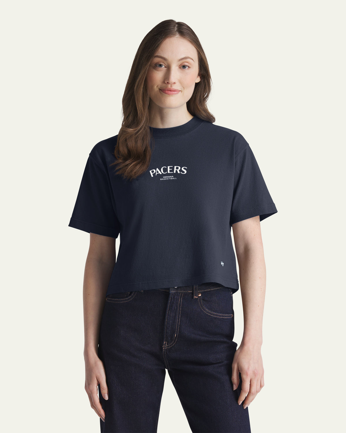 INDIANA PACERS HADRIAN '47 FOUNDATION CROP TEE WOMENS
