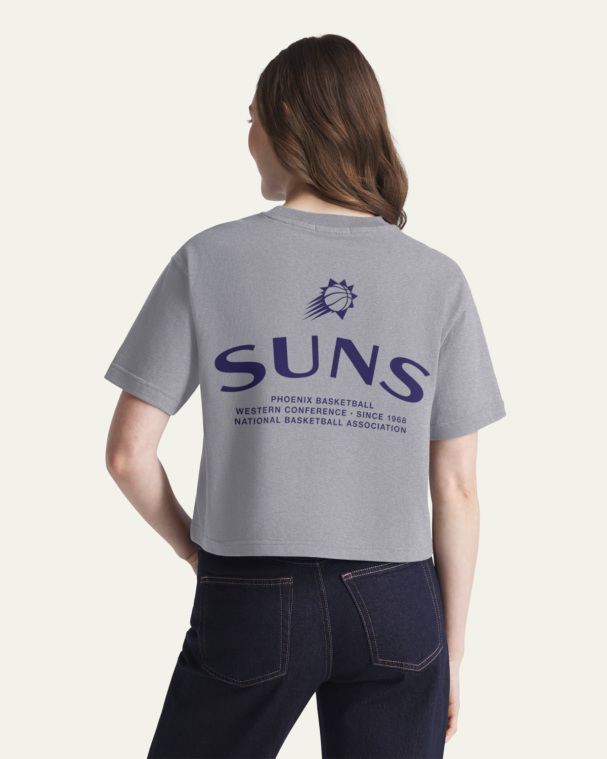 PHOENIX SUNS HADRIAN '47 FOUNDATION CROP TEE WOMENS