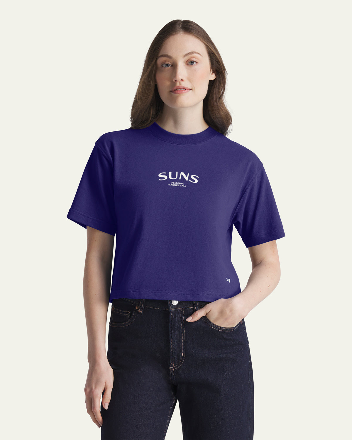 PHOENIX SUNS HADRIAN '47 FOUNDATION CROP TEE WOMENS