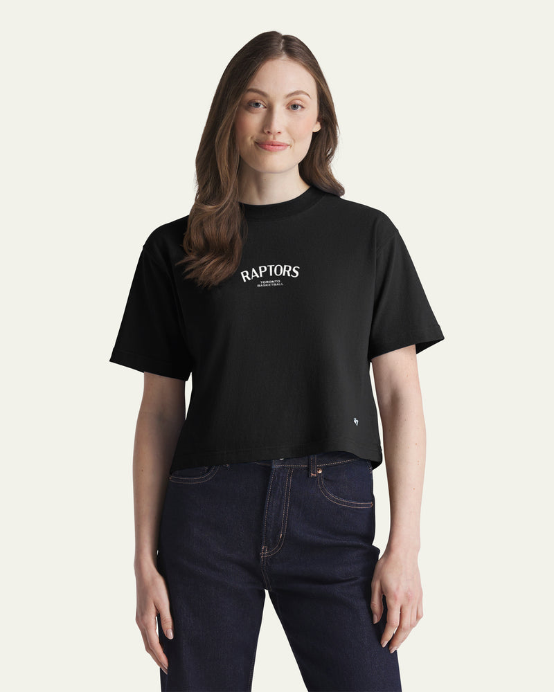 TORONTO RAPTORS HADRIAN '47 FOUNDATION CROP TEE WOMENS