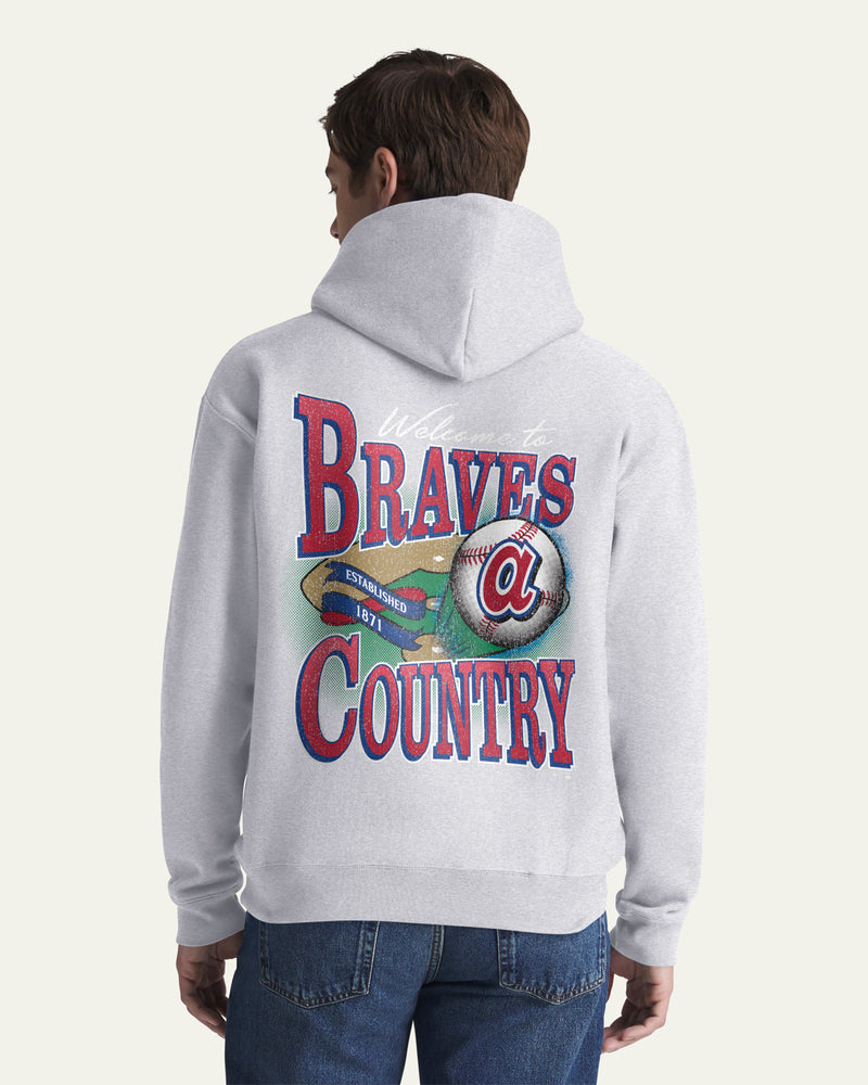 ATLANTA BRAVES COOPERSTOWN VARSITY HOUSE BACKER '47 FOUNDATION HOOD