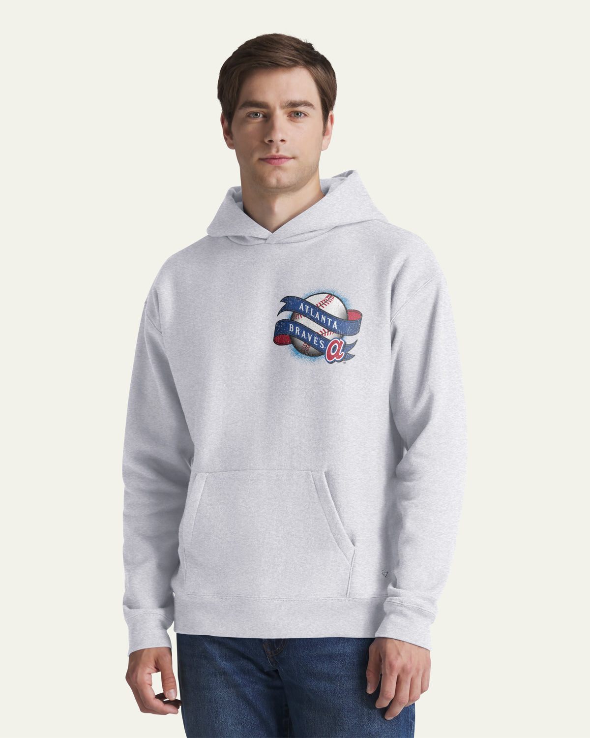 ATLANTA BRAVES COOPERSTOWN VARSITY HOUSE BACKER '47 FOUNDATION HOOD