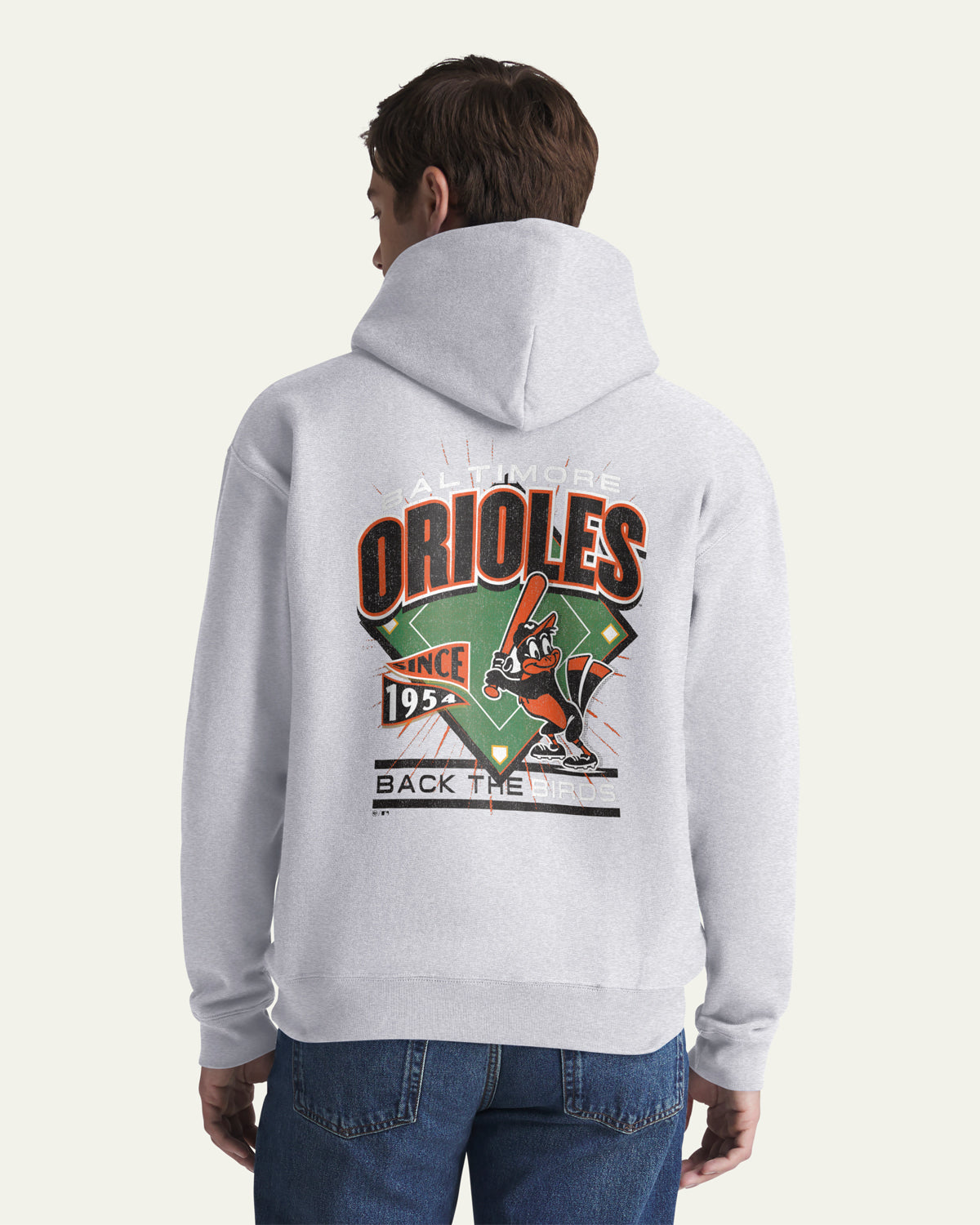 BALTIMORE ORIOLES COOPERSTOWN VARSITY HOUSE BACKER '47 FOUNDATION HOOD