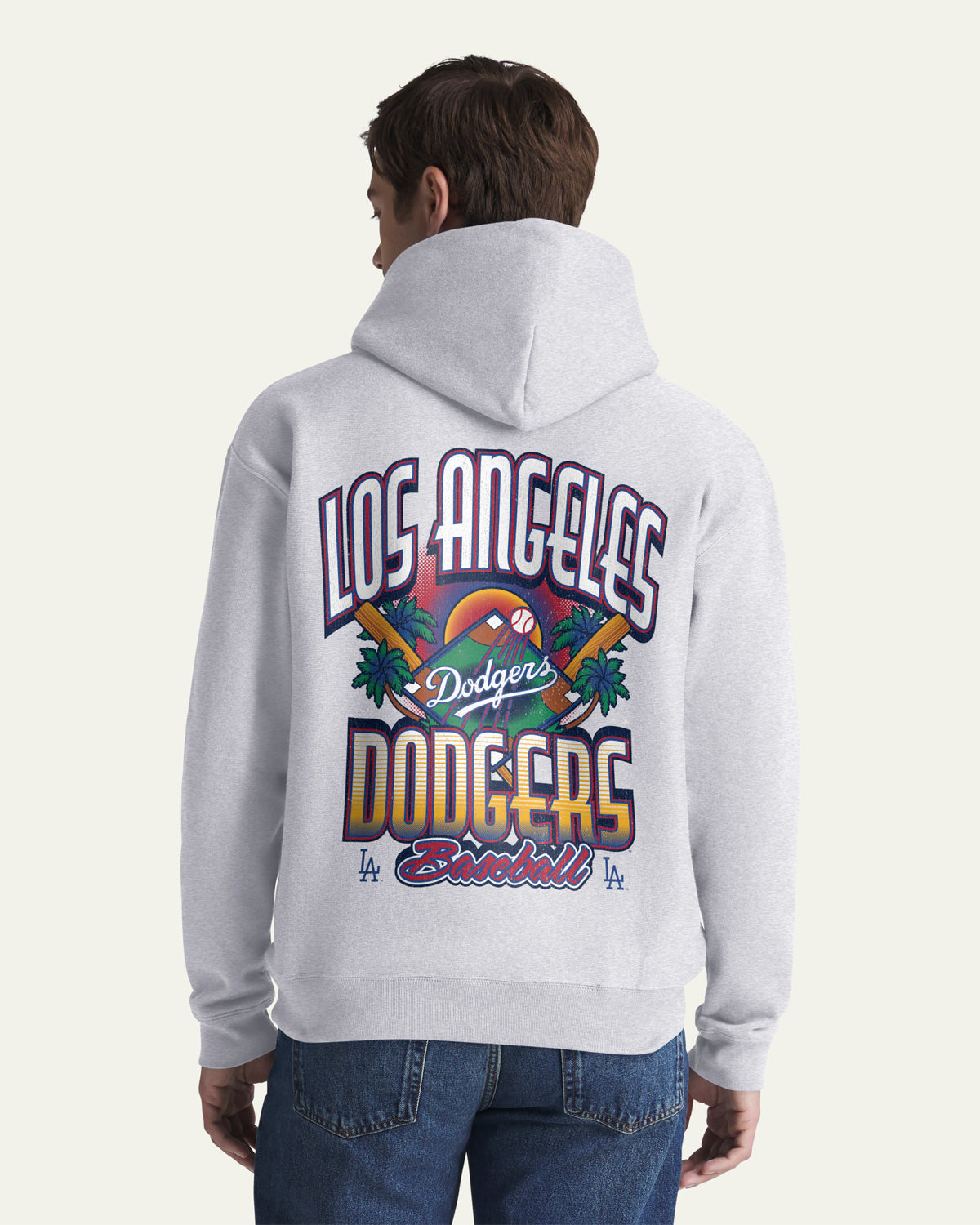 LOS ANGELES DODGERS COOPERSTOWN VARSITY HOUSE BACKER '47 FOUNDATION HOOD