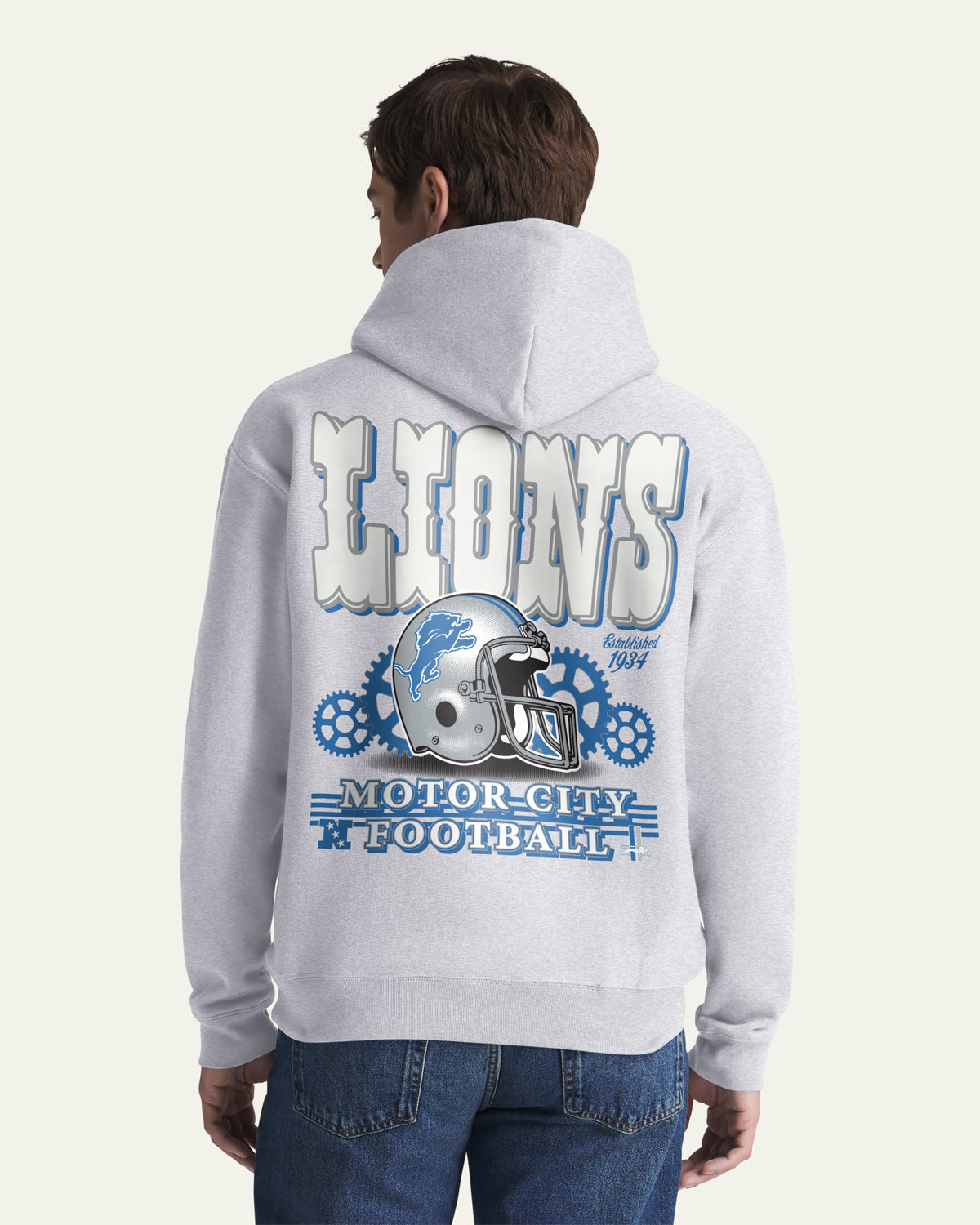 DETROIT LIONS HISTORIC VARSITY HOUSE BACKER '47 FOUNDATION HOOD