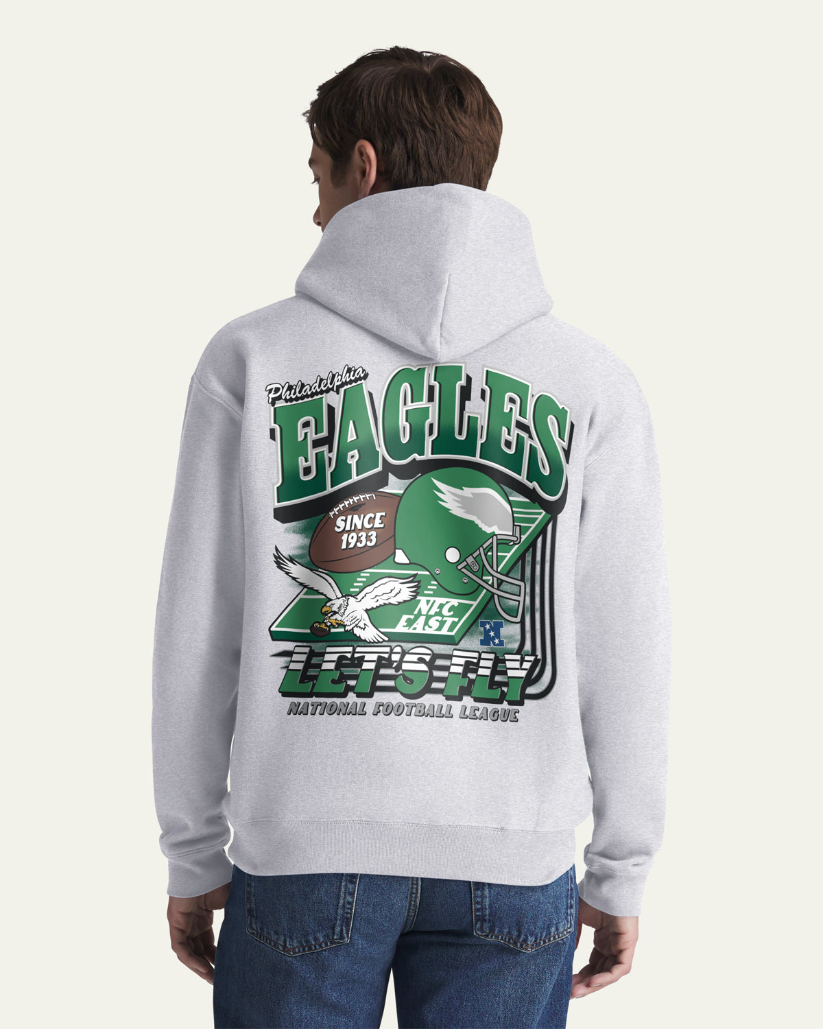 PHILADELPHIA EAGLES HISTORIC VARSITY HOUSE '47 BACKER FOUNDATION HOOD