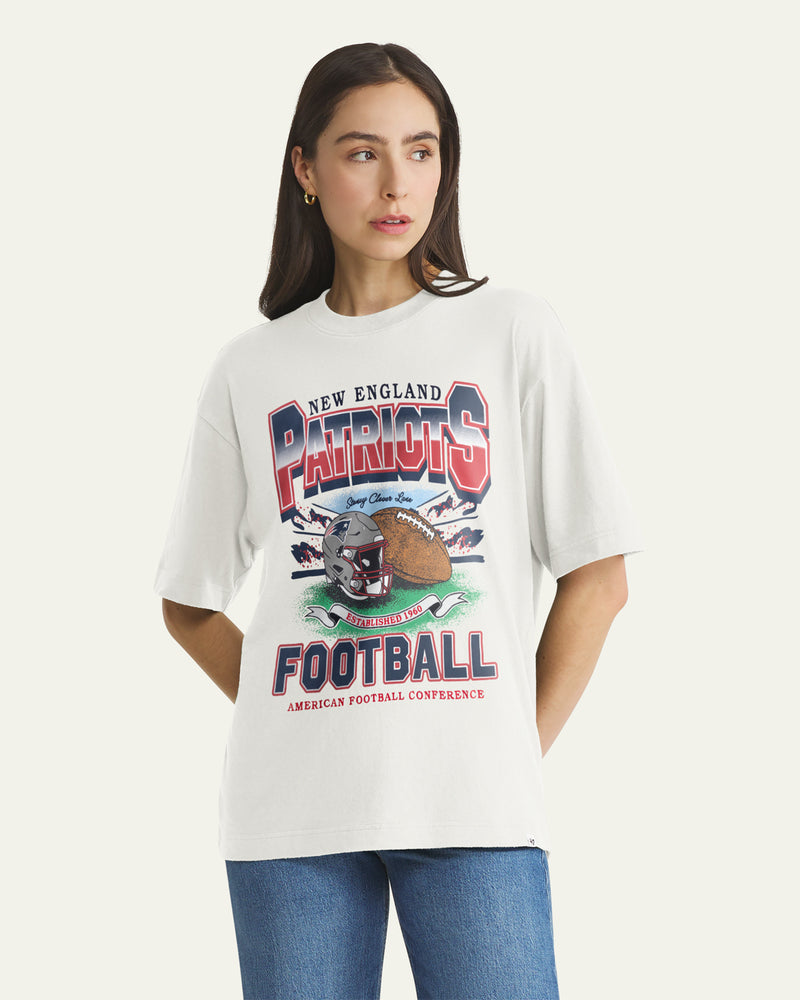 NEW ENGLAND PATRIOTS STONEY CLOVER LANE X '47 WOMEN'S FOUNDATION TEE