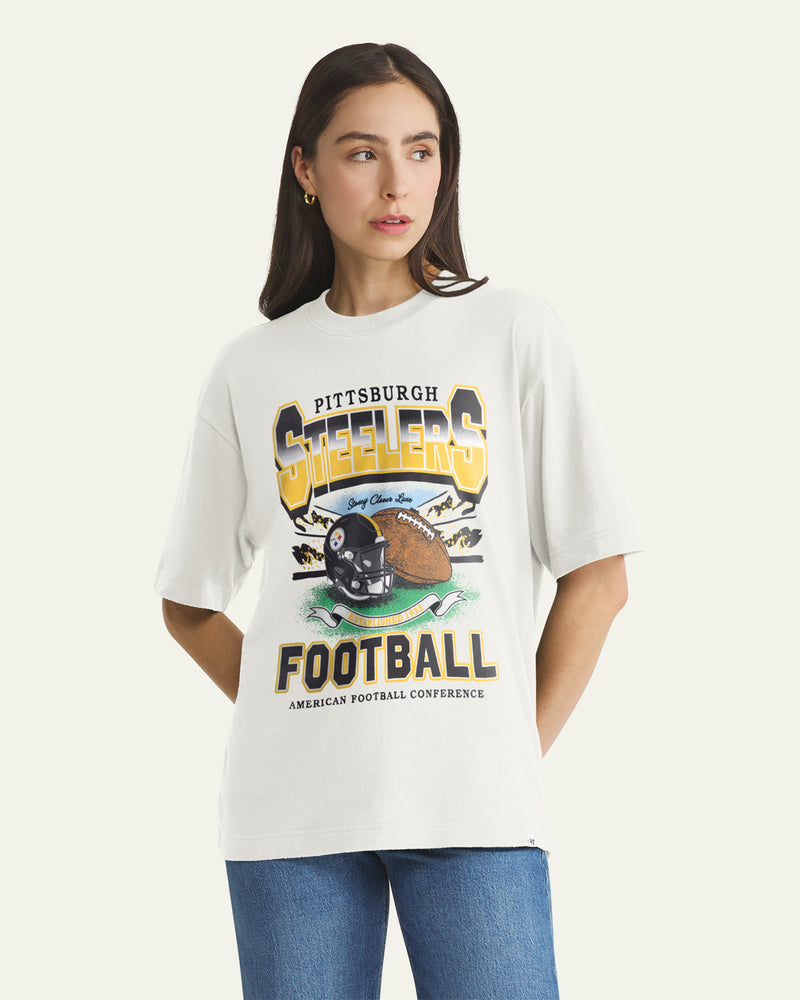 PITTSBURGH STEELERS STONEY CLOVER LANE X '47 WOMEN'S FOUNDATION TEE