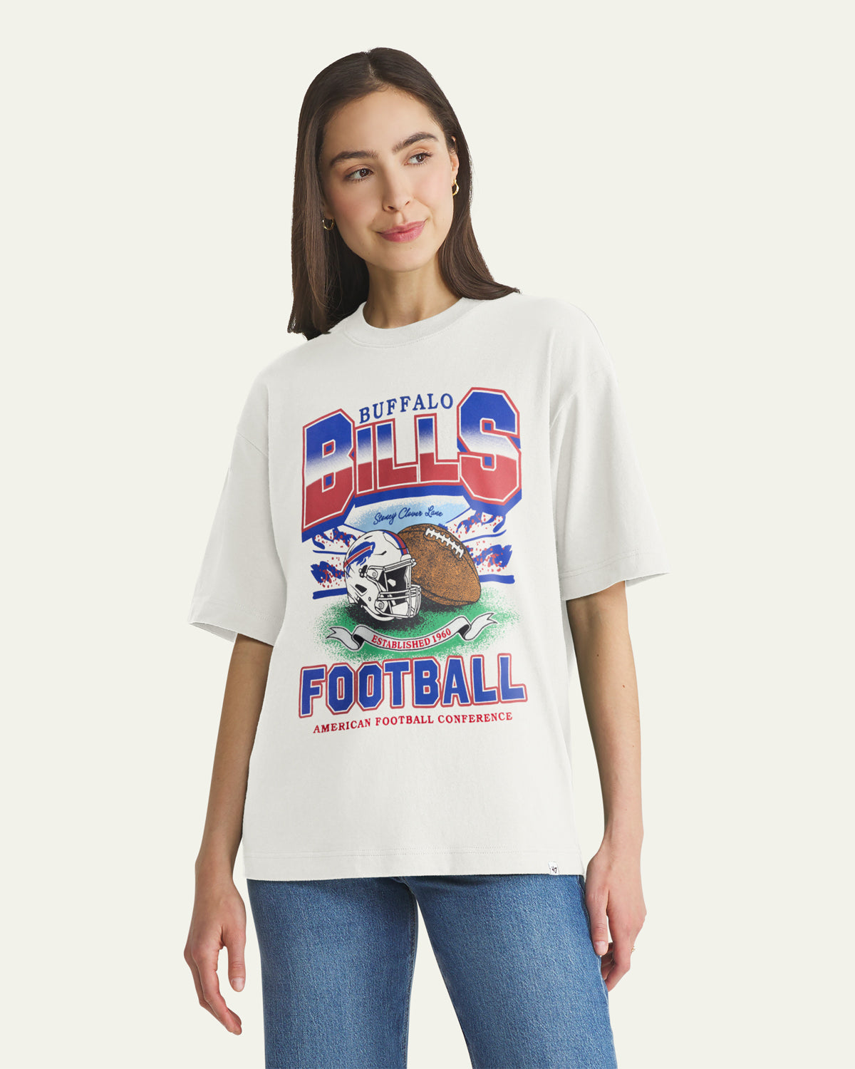 BUFFALO BILLS STONEY CLOVER LANE X '47 WOMEN'S FOUNDATION TEE