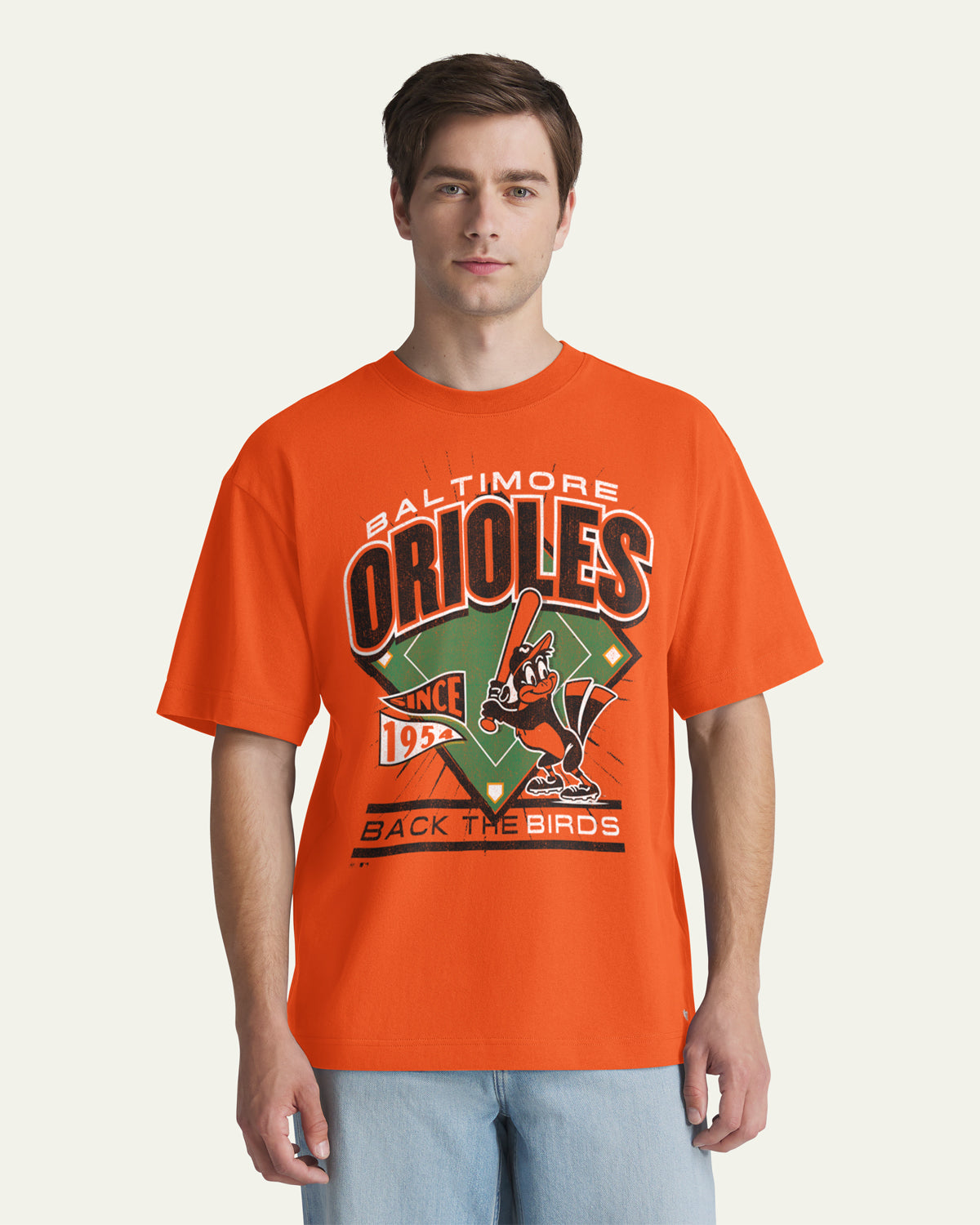 BALTIMORE ORIOLES COOPERSTOWN VARSITY HOUSE '47 FOUNDATION TEE