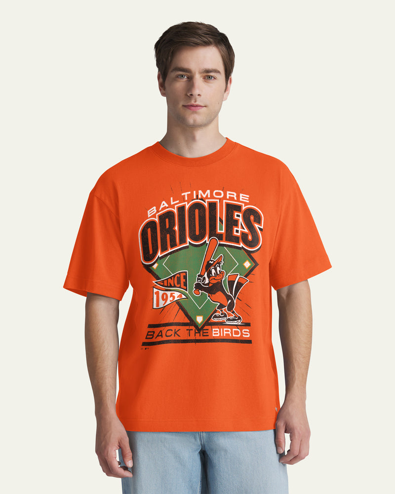 BALTIMORE ORIOLES COOPERSTOWN VARSITY HOUSE '47 FOUNDATION TEE