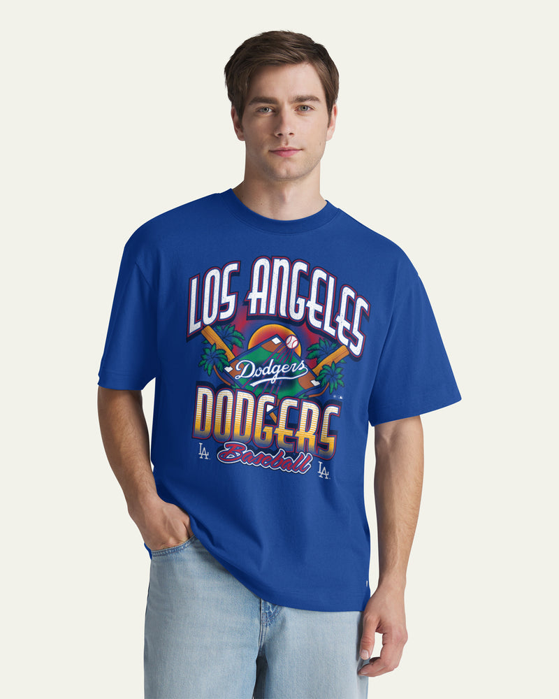 LOS ANGELES DODGERS COOPERSTOWN VARSITY HOUSE '47 FOUNDATION TEE