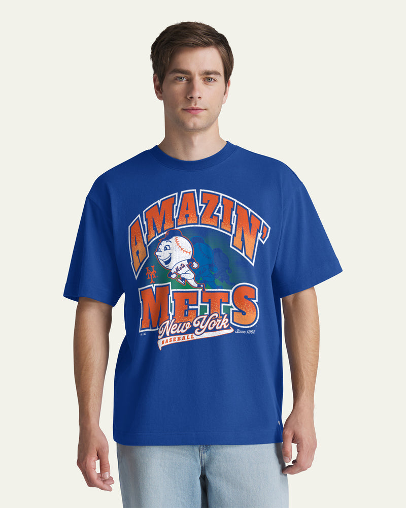 NEW YORK METS COOPERSTOWN VARSITY HOUSE '47 FOUNDATION TEE