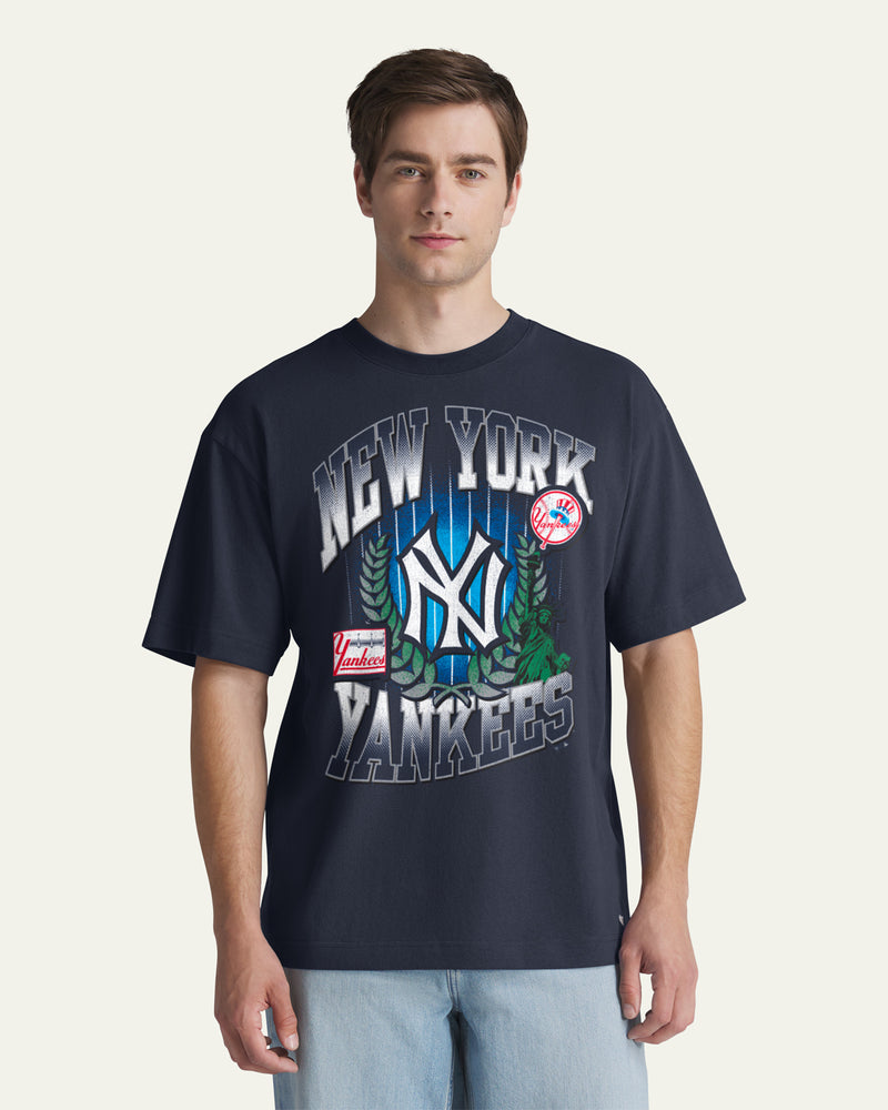 NEW YORK YANKEES COOPERSTOWN VARSITY HOUSE '47 FOUNDATION TEE