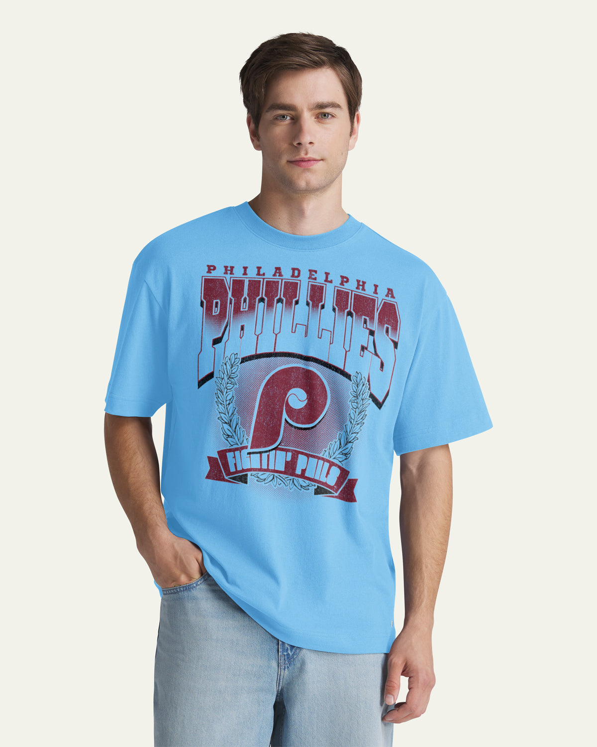 PHILADELPHIA PHILLIES COOPERSTOWN VARSITY HOUSE '47 FOUNDATION TEE