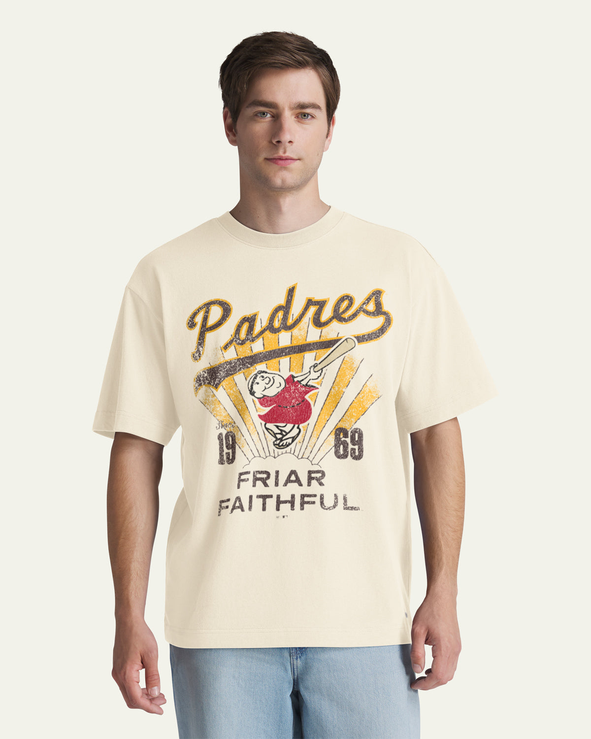 SAN DIEGO PADRES COOPERSTOWN VARSITY HOUSE '47 FOUNDATION TEE
