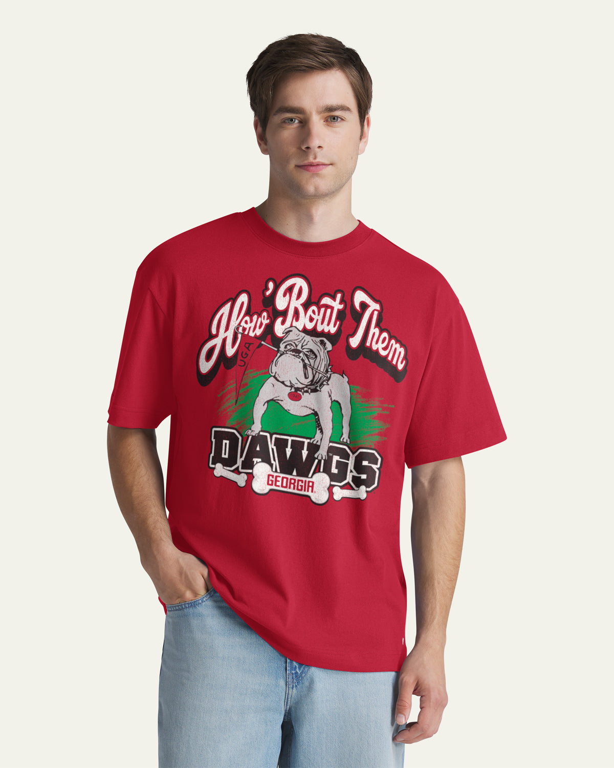 GEORGIA BULLDOGS VINTAGE VARSITY HOUSE '47 FOUNDATION TEE
