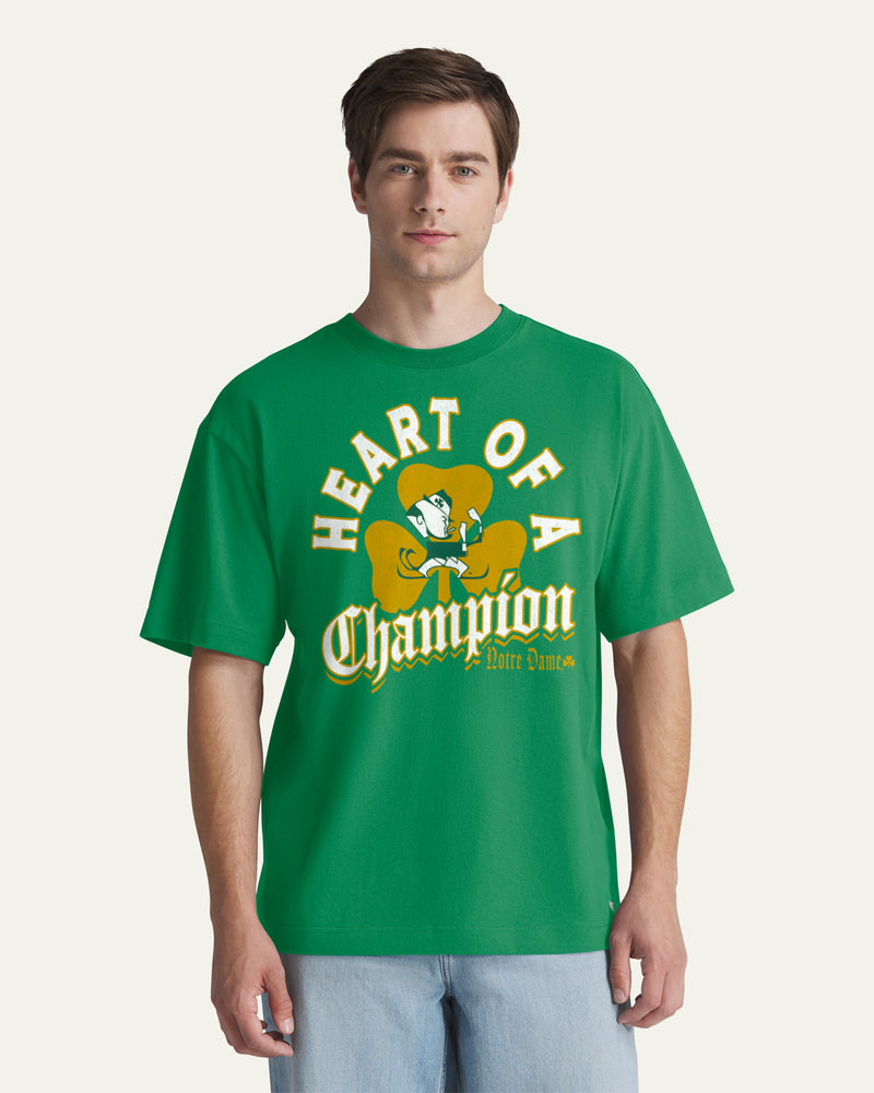 NOTRE DAME FIGHTING IRISH VINTAGE VARSITY HOUSE '47 FOUNDATION TEE