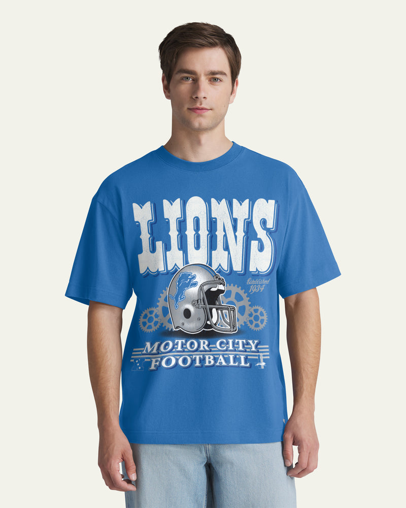 DETROIT LIONS HISTORIC VARSITY HOUSE '47 FOUNDATION TEE