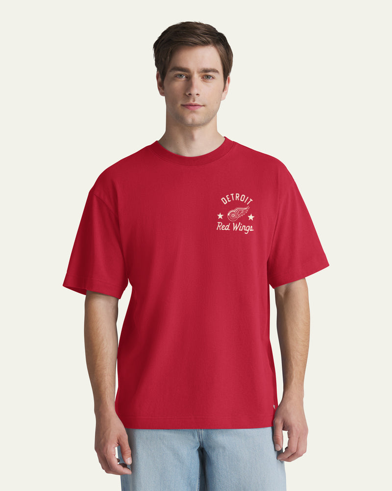 DETROIT RED WINGS MASK BACK '47 FOUNDATION TEE