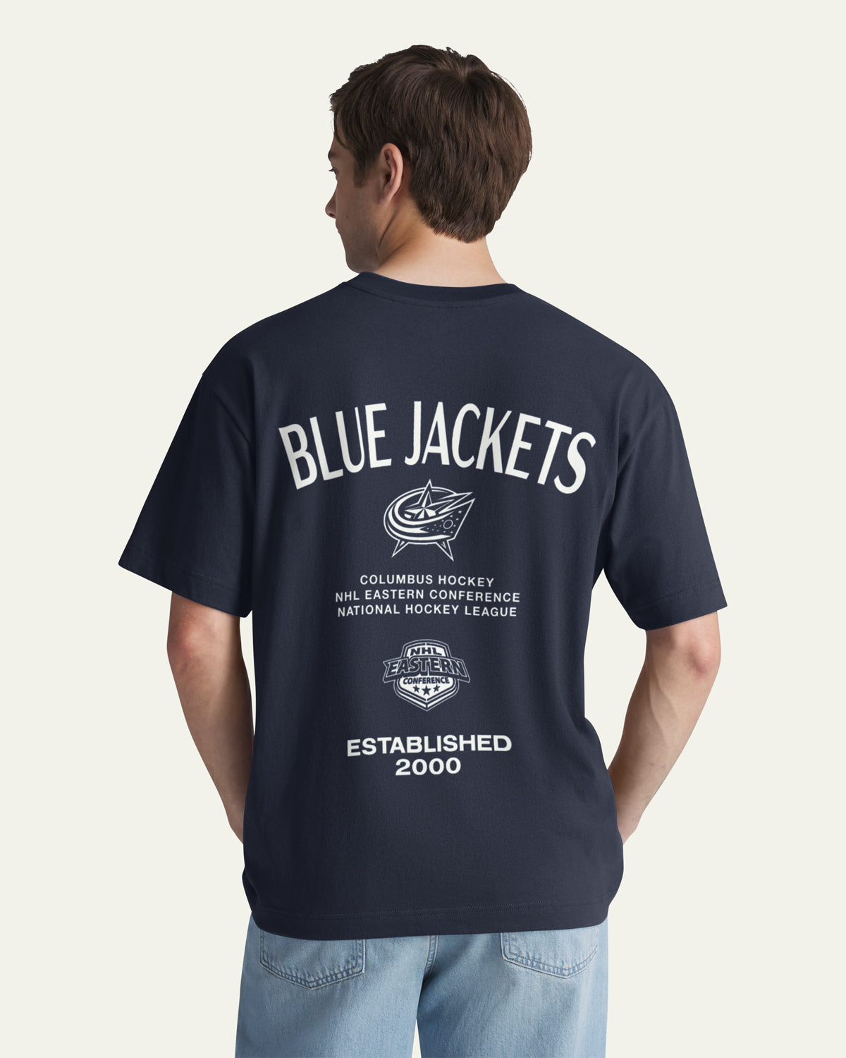 COLUMBUS BLUE JACKETS CONSTANTINE '47 FOUNDATION TEE