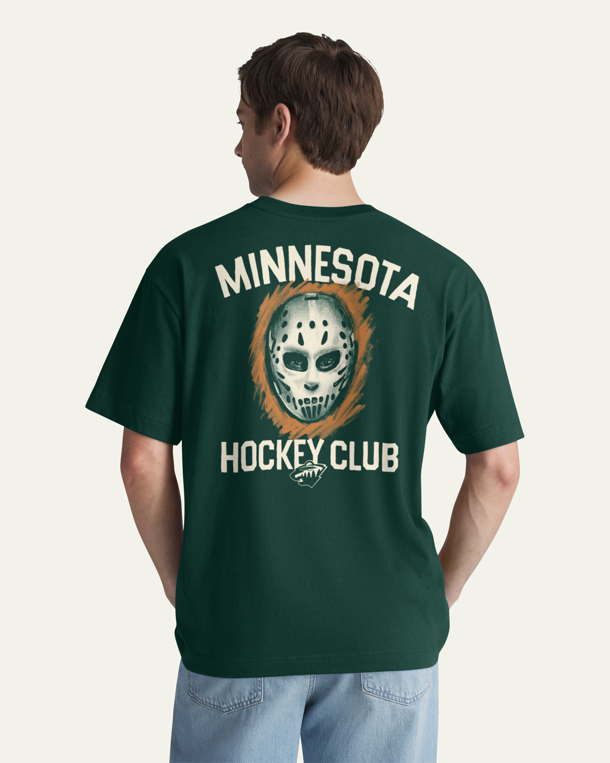 MINNESOTA WILD MASK BACK '47 FOUNDATION TEE