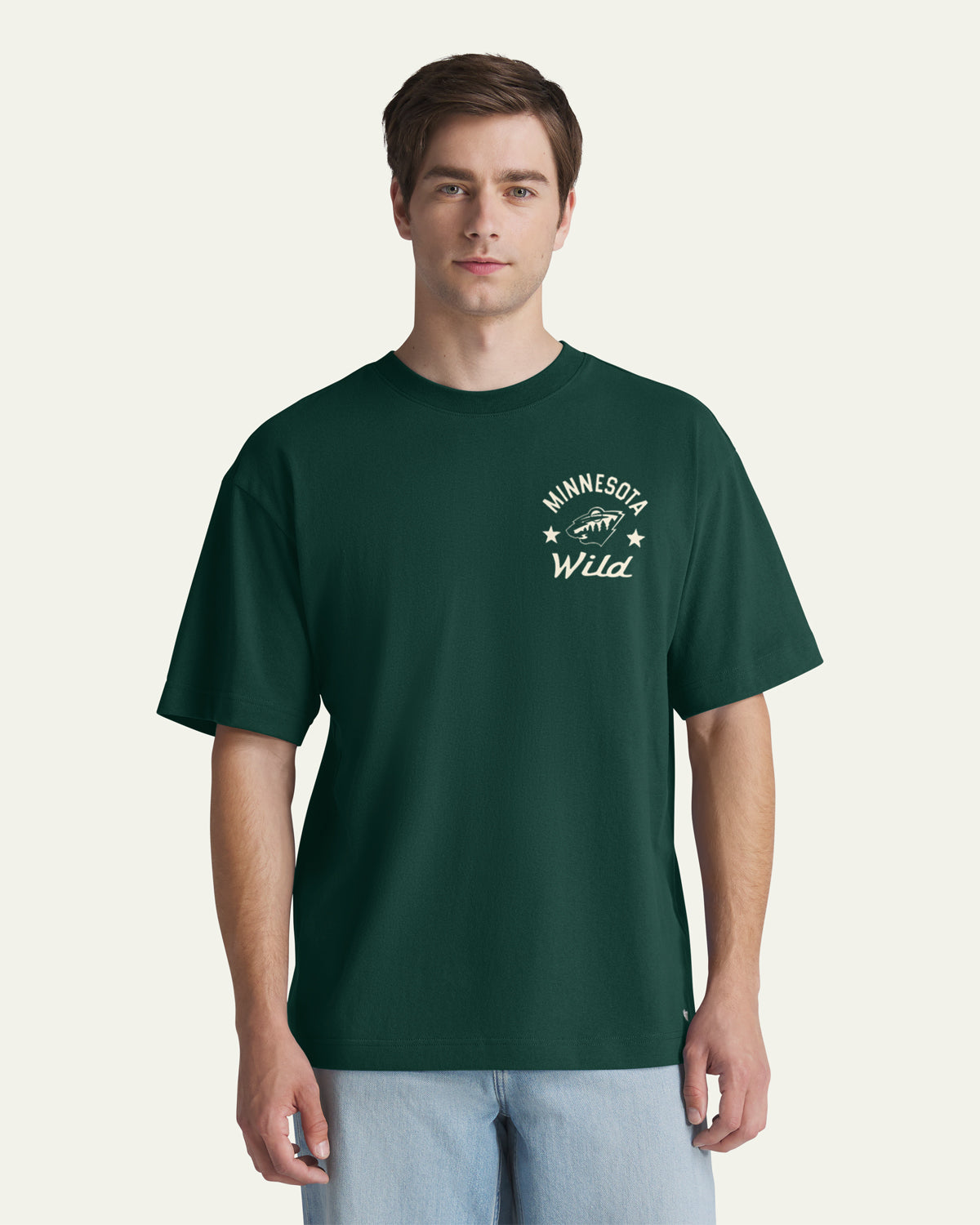 MINNESOTA WILD MASK BACK '47 FOUNDATION TEE