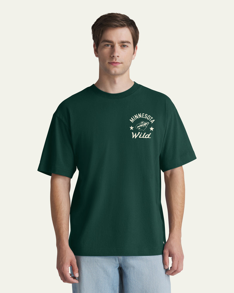 MINNESOTA WILD MASK BACK '47 FOUNDATION TEE