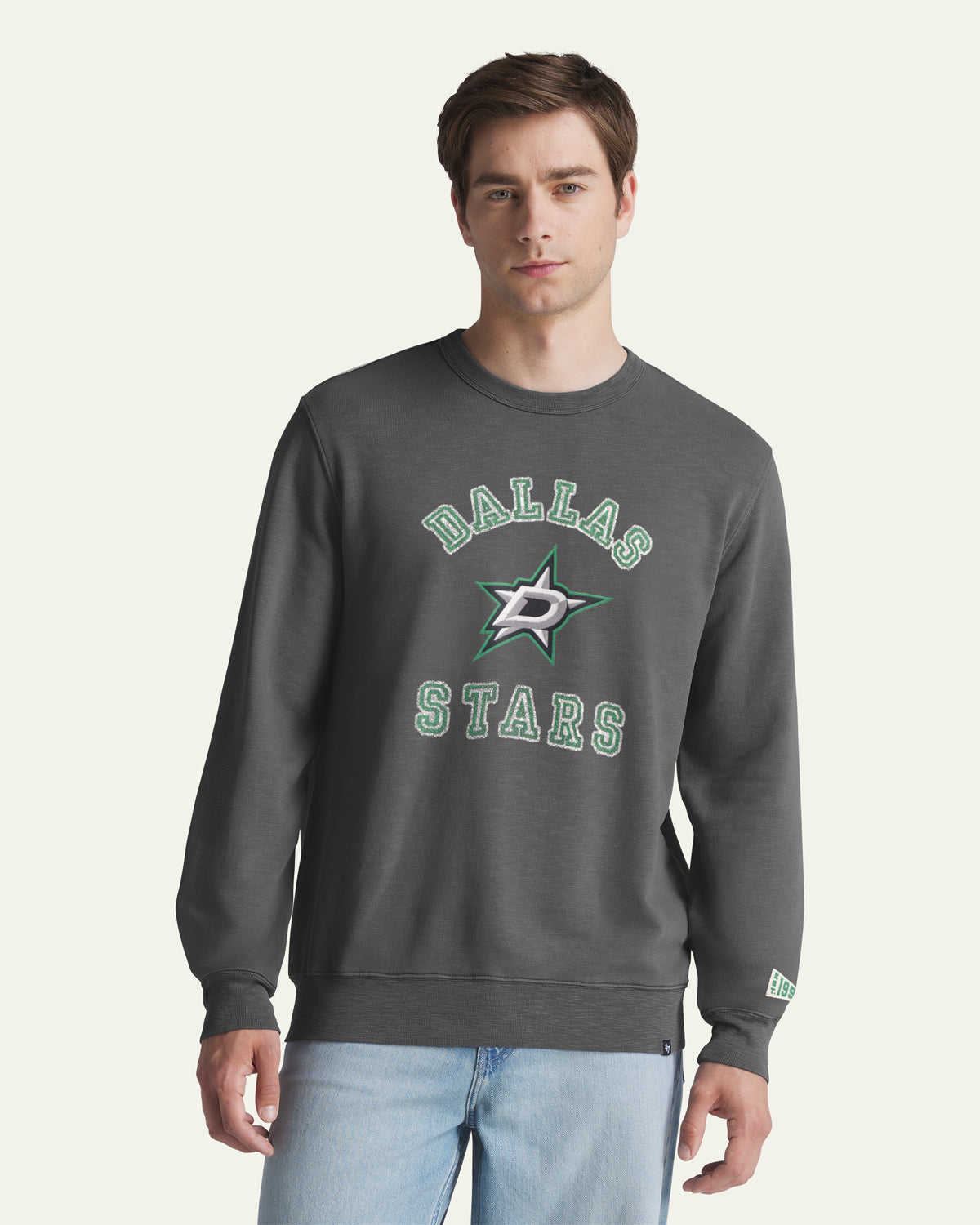 DALLAS STARS CALDERWOOD WELL WORN '47 FRENCH TERRY CREW