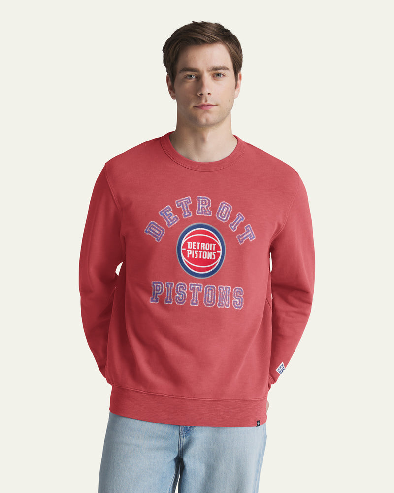 DETROIT PISTONS CALDERWOOD '47 FRENCH TERRY CREW