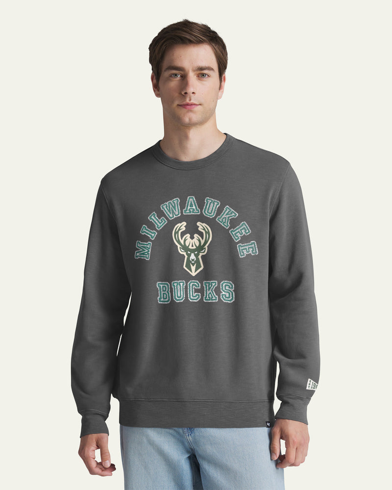 MILWAUKEE BUCKS CALDERWOOD '47 FRENCH TERRY CREW