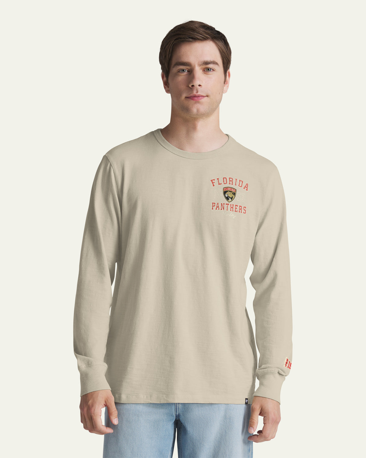 FLORIDA PANTHERS EGREMONT WELL WORN '47 HEAVY SLUB LONG SLEEVE TEE