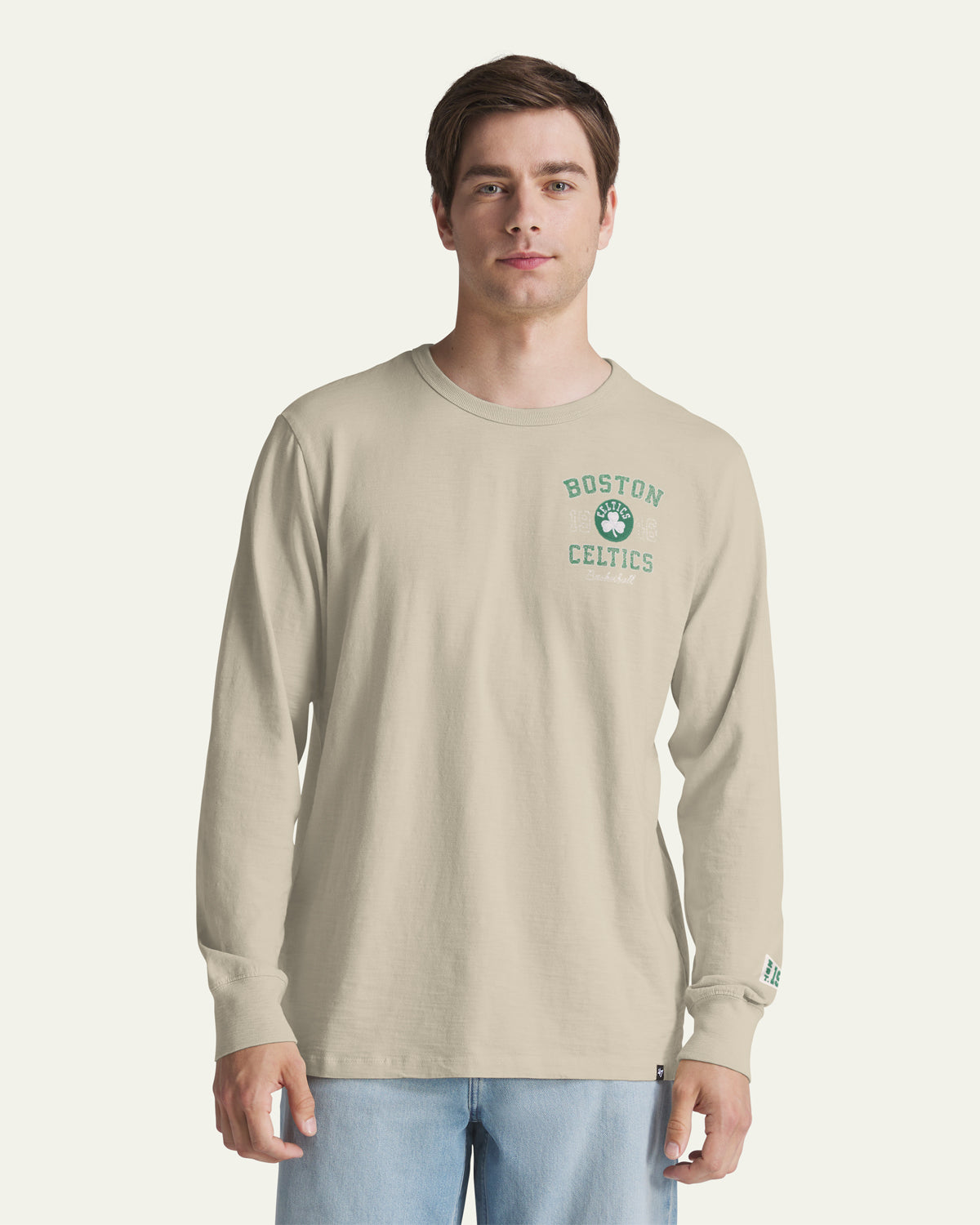 BOSTON CELTICS EGREMONT '47 HEAVY SLUB LONG SLEEVE TEE