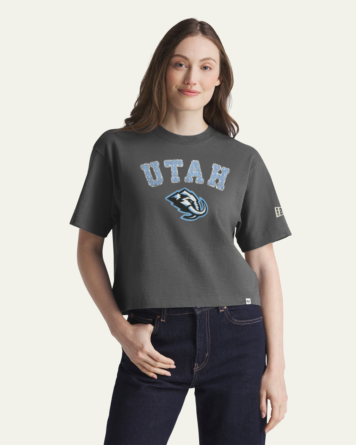 UTAH MAMMOTH ELMORE WELL WORN '47 HEAVY SLUB TEE WOMENS