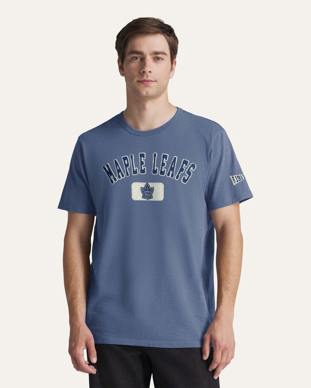 TORONTO MAPLE LEAFS VINTAGE SEYMOORE WELL WORN '47 HEAVY SLUB TEE